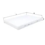 MAHLE LA1294 Filtro, aire habitáculo