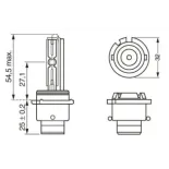 BOSCH 1987302903 Lámpara, faro principal