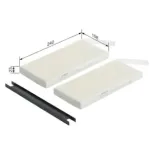 BOSCH 1987432078 Filtro, aire habitáculo