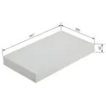 BOSCH 1987432195 Filtro, aire habitáculo