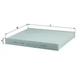 MAHLE LA182 Filtro, aire habitáculo