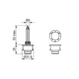 BOSCH 1987302906 Lámpara, faro principal