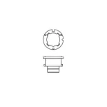 BOSCH 1987302906 Lámpara, faro principal
