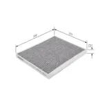 BOSCH 1987432537 Filtro, aire habitáculo