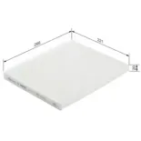 BOSCH 1987432188 Filtro, aire habitáculo