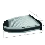 MAHLE LA413 Filtro, aire habitáculo