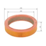 BOSCH 1457429054 Filtro de aire