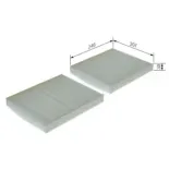 BOSCH 1987435064 Filtro, aire habitáculo