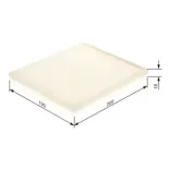 BOSCH 1987432084 Filtro, aire habitáculo