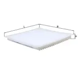 MAHLE LA477 Filtro, aire habitáculo