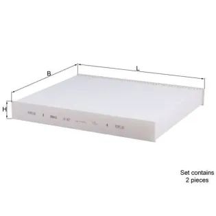 MAHLE LA467/S Filtro, aire habitáculo