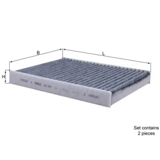 MAHLE LAK467/S Filtro, aire habitáculo