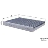 MAHLE LAK467/S Filtro, aire habitáculo