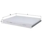 MAHLE LA877 Filtro, aire habitáculo