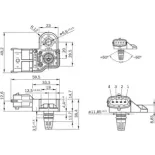 BOSCH 0281006076 Sensor, presión colector de admisión