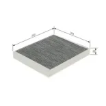 BOSCH 1987435575 Filtro, aire habitáculo