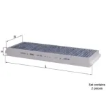 MAHLE LAK239/S Filtro, aire habitáculo