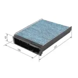 BOSCH 0986628502 Filtro, aire habitáculo