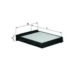 MAHLE LA175 Filtro, aire habitáculo