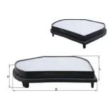 MAHLE LA37 Filtro, aire habitáculo