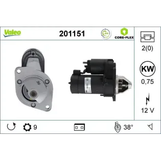 VALEO 201151 Motor de arranque