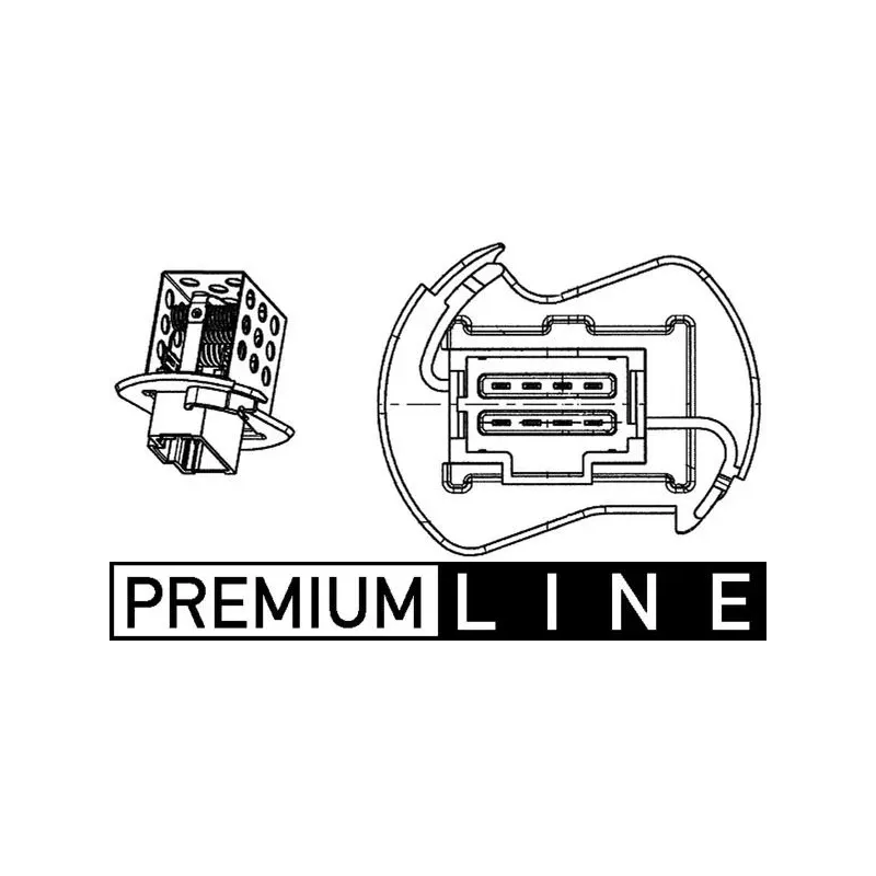 MAHLE ABR90000P Regulador, ventilador habitáculo