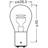 ams-OSRAM 7528 Lámpara, luces diurnas/de posición
