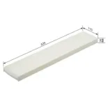 BOSCH 1987432028 Filtro, aire habitáculo