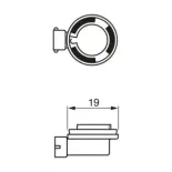 BOSCH 1987302081 Lámpara, faro antiniebla