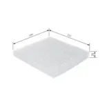 BOSCH 1987432273 Filtro, aire habitáculo