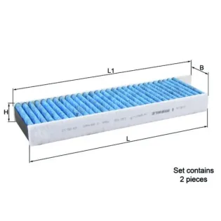 MAHLE LAO428/S Filtro, aire habitáculo