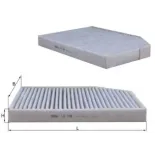 MAHLE LAK1398 Filtro, aire habitáculo