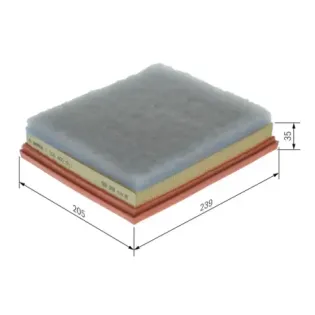 BOSCH F026400511 Filtro de aire