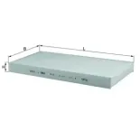 MAHLE LA117 Filtro, aire habitáculo