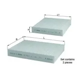 MAHLE LA191/S Filtro, aire habitáculo