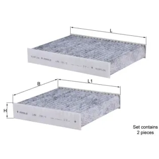 MAHLE LAK191/S Filtro, aire habitáculo