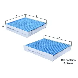 MAHLE LAO191/S Filtro, aire habitáculo