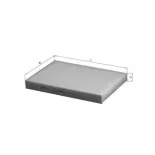 MAHLE LA439 Filtro, aire habitáculo