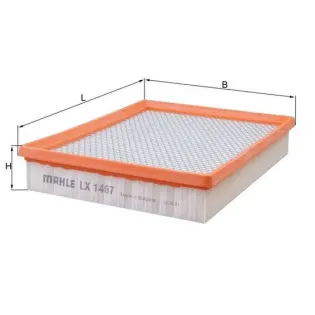 MAHLE LX1467 Filtro de aire