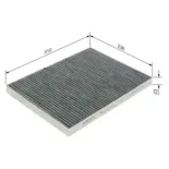 BOSCH 1987432497 Filtro, aire habitáculo