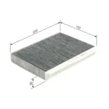 BOSCH 1987435548 Filtro, aire habitáculo