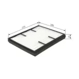BOSCH 1987432223 Filtro, aire habitáculo