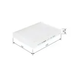 BOSCH 1987435017 Filtro, aire habitáculo