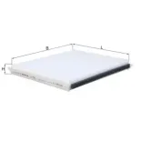 MAHLE LA362 Filtro, aire habitáculo