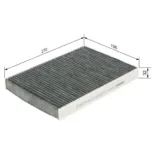 BOSCH 1987432311 Filtro, aire habitáculo