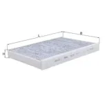 MAHLE LAK387 Filtro, aire habitáculo