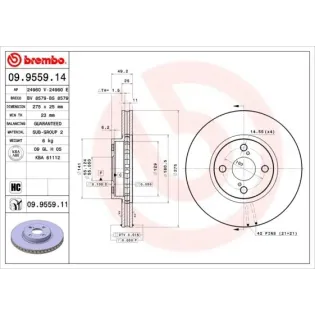 AP 24960E Disco de freno