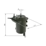 BOSCH 0450907011 Filtro combustible