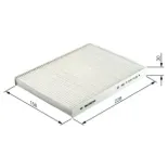 BOSCH 1987432039 Filtro, aire habitáculo