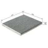 BOSCH 1987435566 Filtro, aire habitáculo